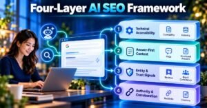 AI SEO strategy framework for businesses